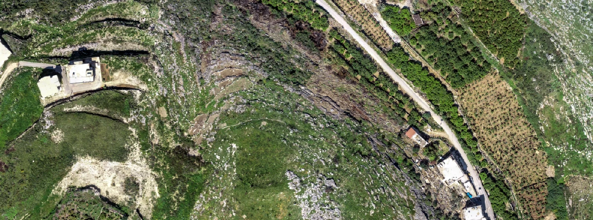 Orthophoto of a site in the Bekaa, Lebanon